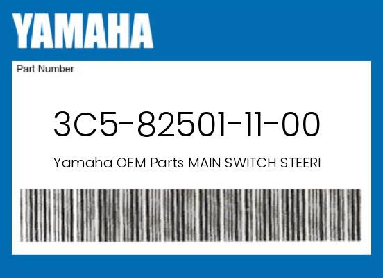 Yamaha Genuine Main Switch Steeri - 3C5-82501-11-00