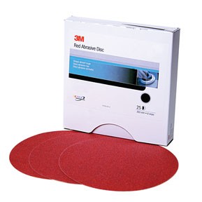 SANDING DISC RED STIKIT 6IN DISC P80D 100 BOX MMM-1116