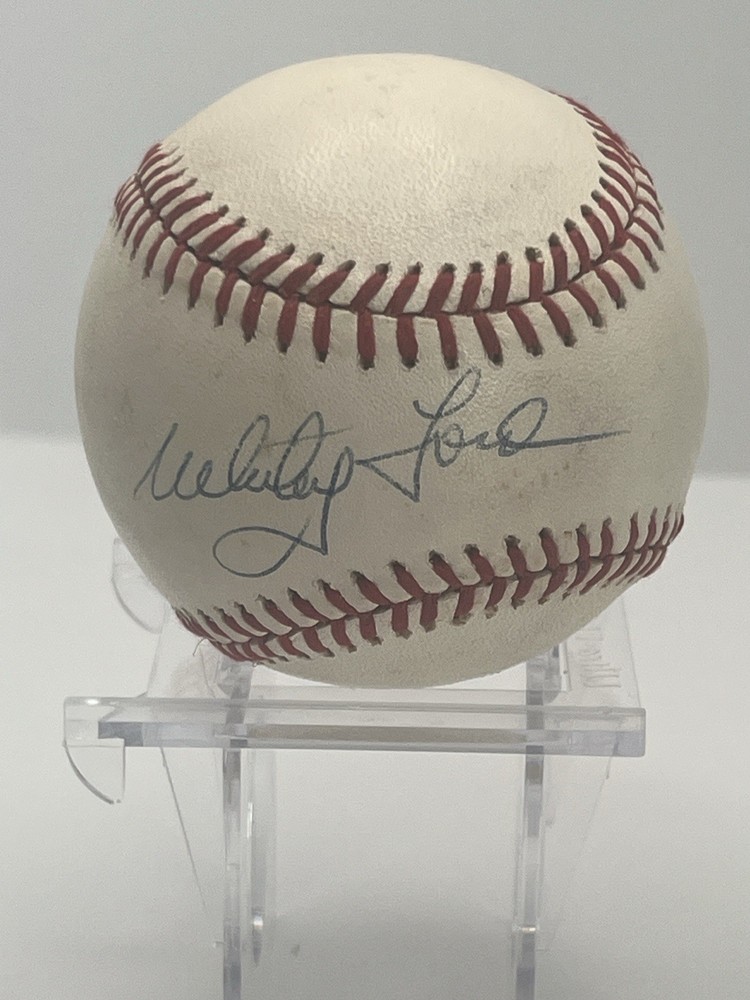 Whitey Ford Signed Official American League Baseball JSA Authenticated