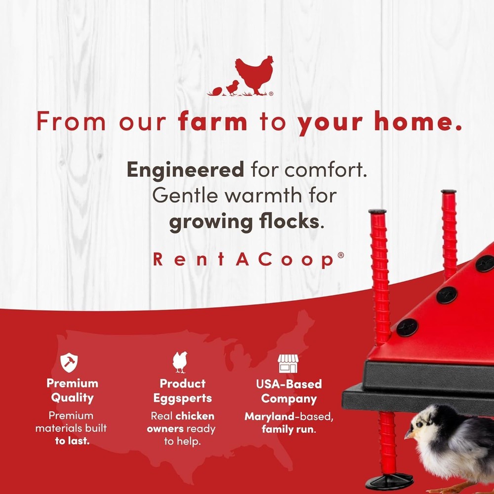 Chick Brooder Heat Plate - 15W Energy-Efficient Heater