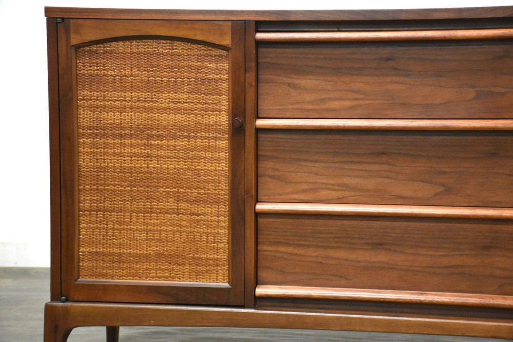 Refinished Walnut Credenza by Lane Rhythm