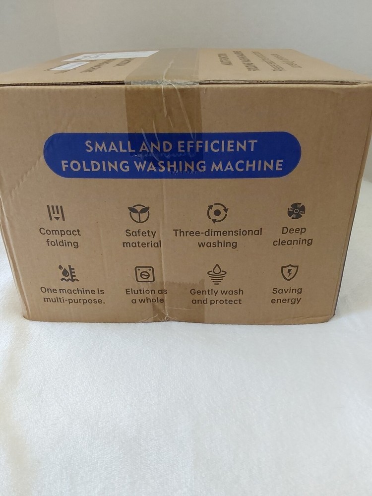 Portable Small And Efficient Multi-Function Folding Washing Machine Purple BNIB!