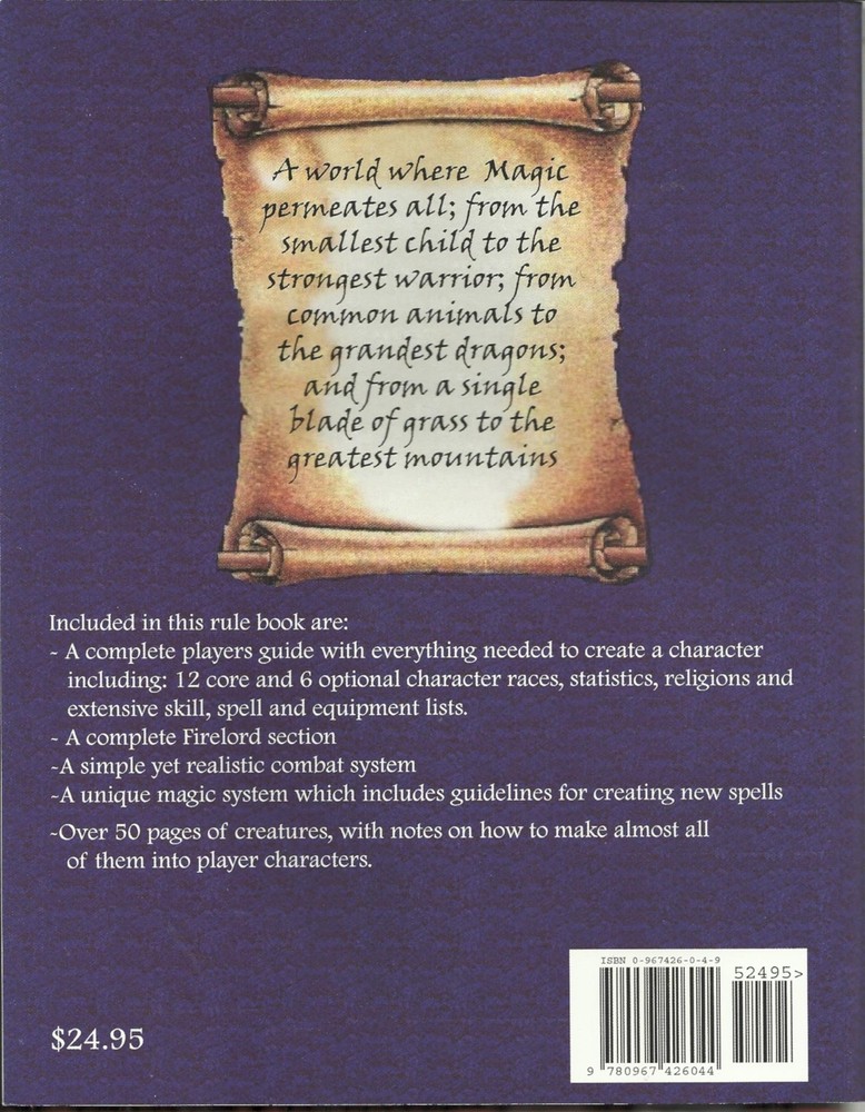 Dawnfire - Feel the Magic! A Superior Magical RPG System Play Copy*FS