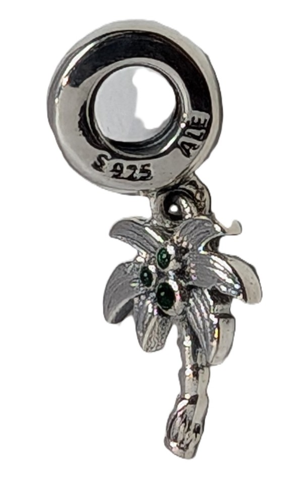 Authentic Pandora Charm, Palm Tree and Coconuts Dangle, #799438C01