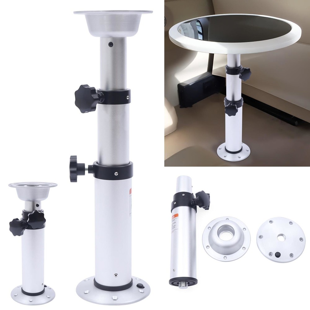 Height Adjustable 3-Section Pedestal Table Base Adjustable Table Pedestal Stand