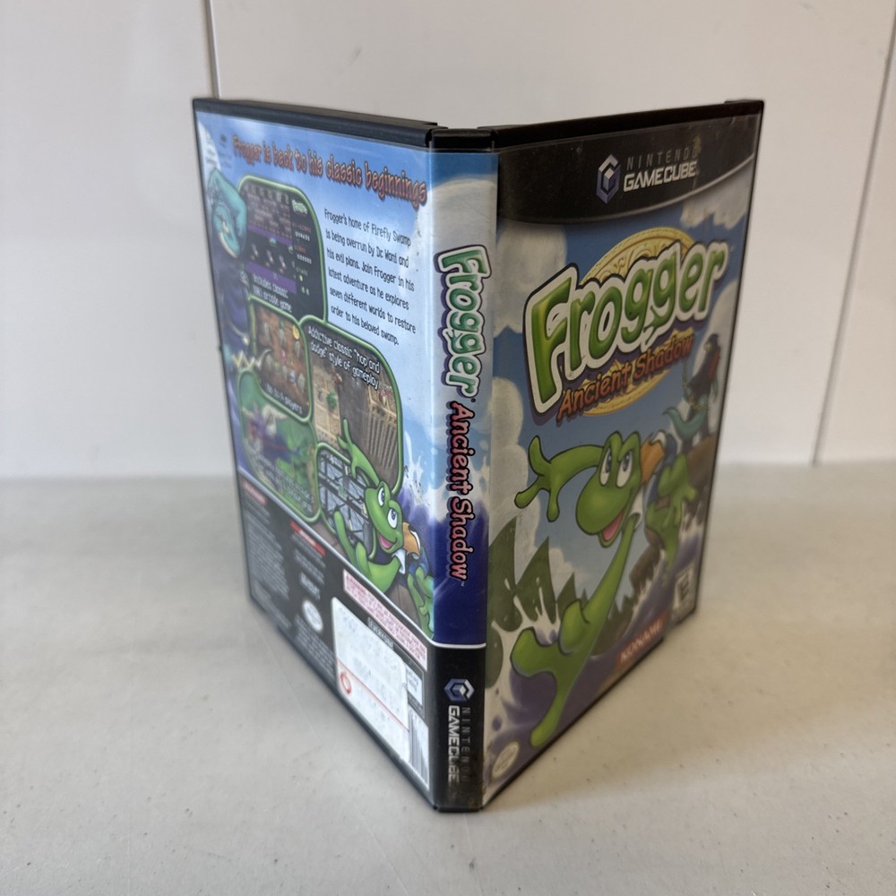 Frogger Ancient Shadow Nintendo Gamecube EMPTY Case & Manual ONLY