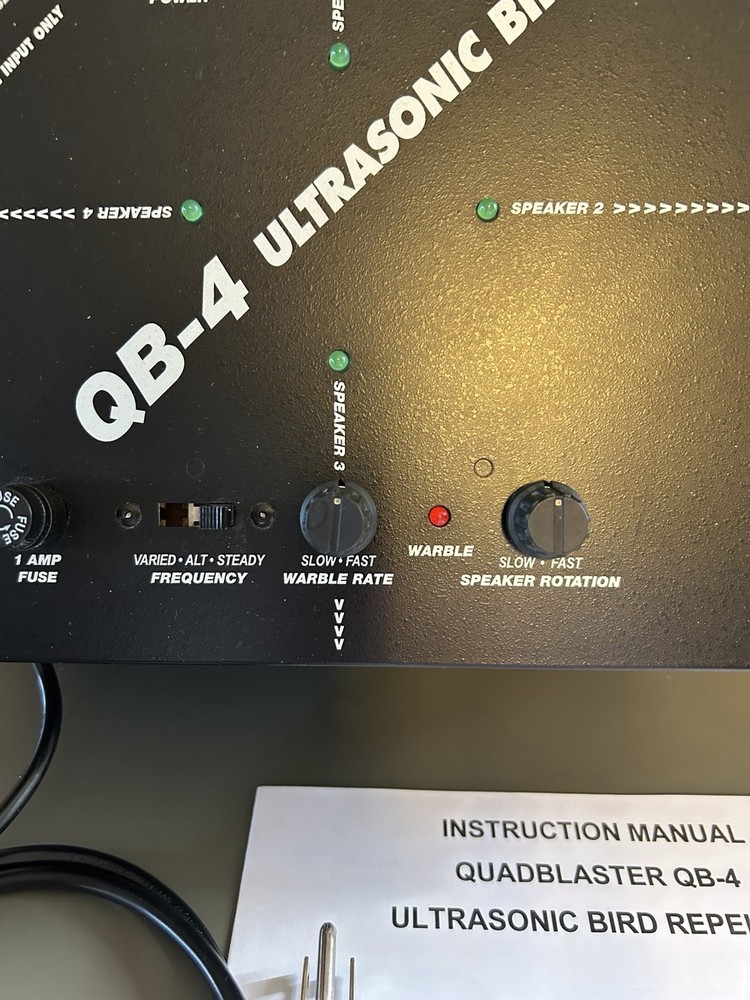 Bird-X QB-4 Ultrasonic Bird Repeller