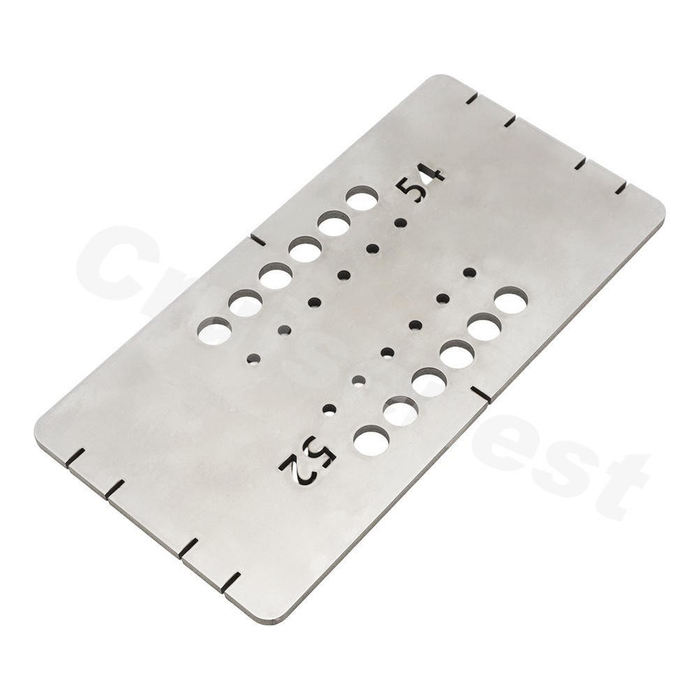 US For Guitar String Through Drilling & Fitting Ferrules Drilling Guide Template