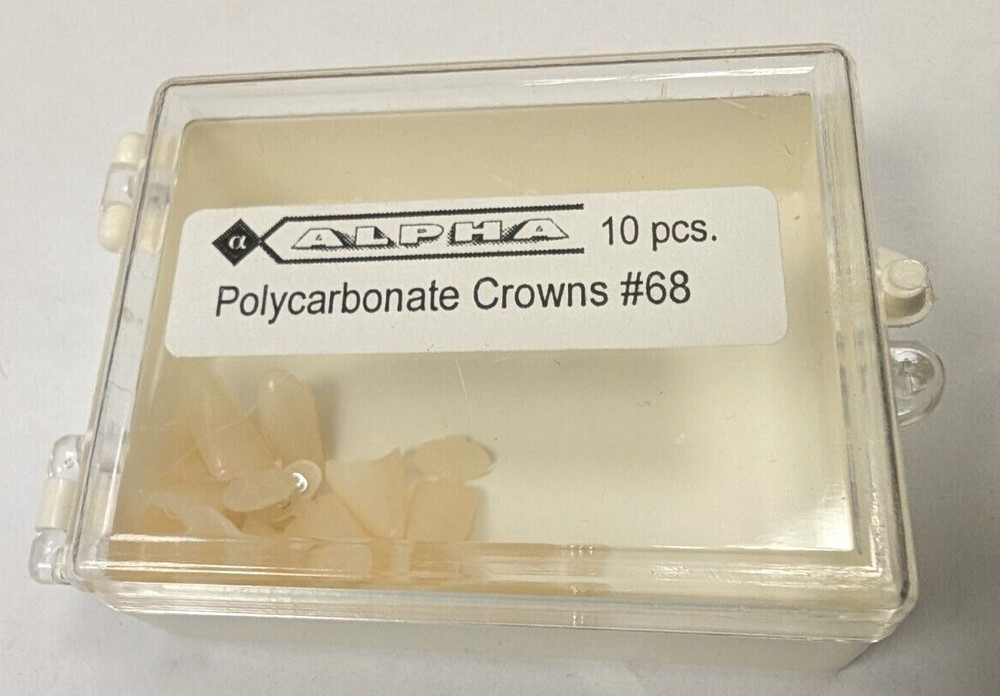 Polycarbonate Crowns 10 pcs/Pk #68