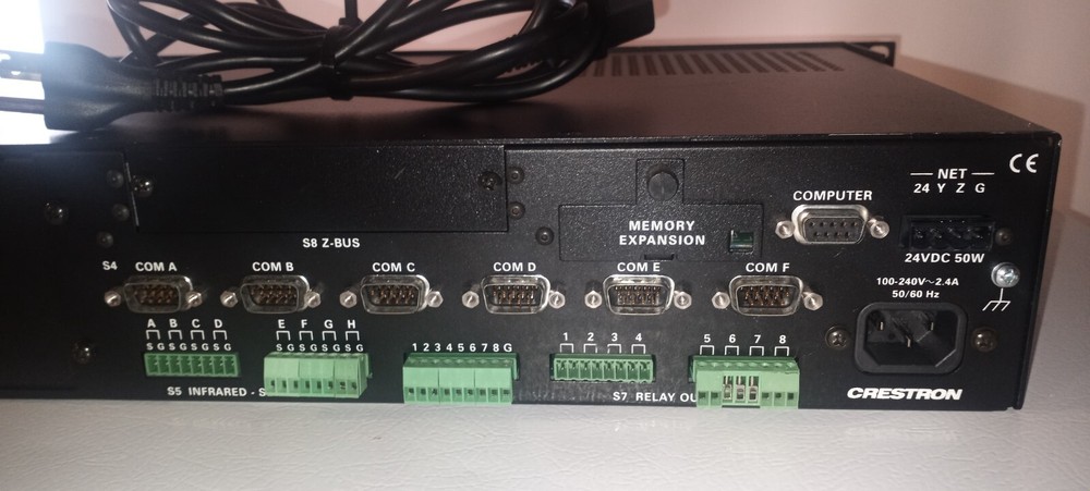 RACK MOUNT CRESTRON AV2 AUDIO CONTROL PROCESSOR, USA; FOR HOME OR OFFICE, GREAT!