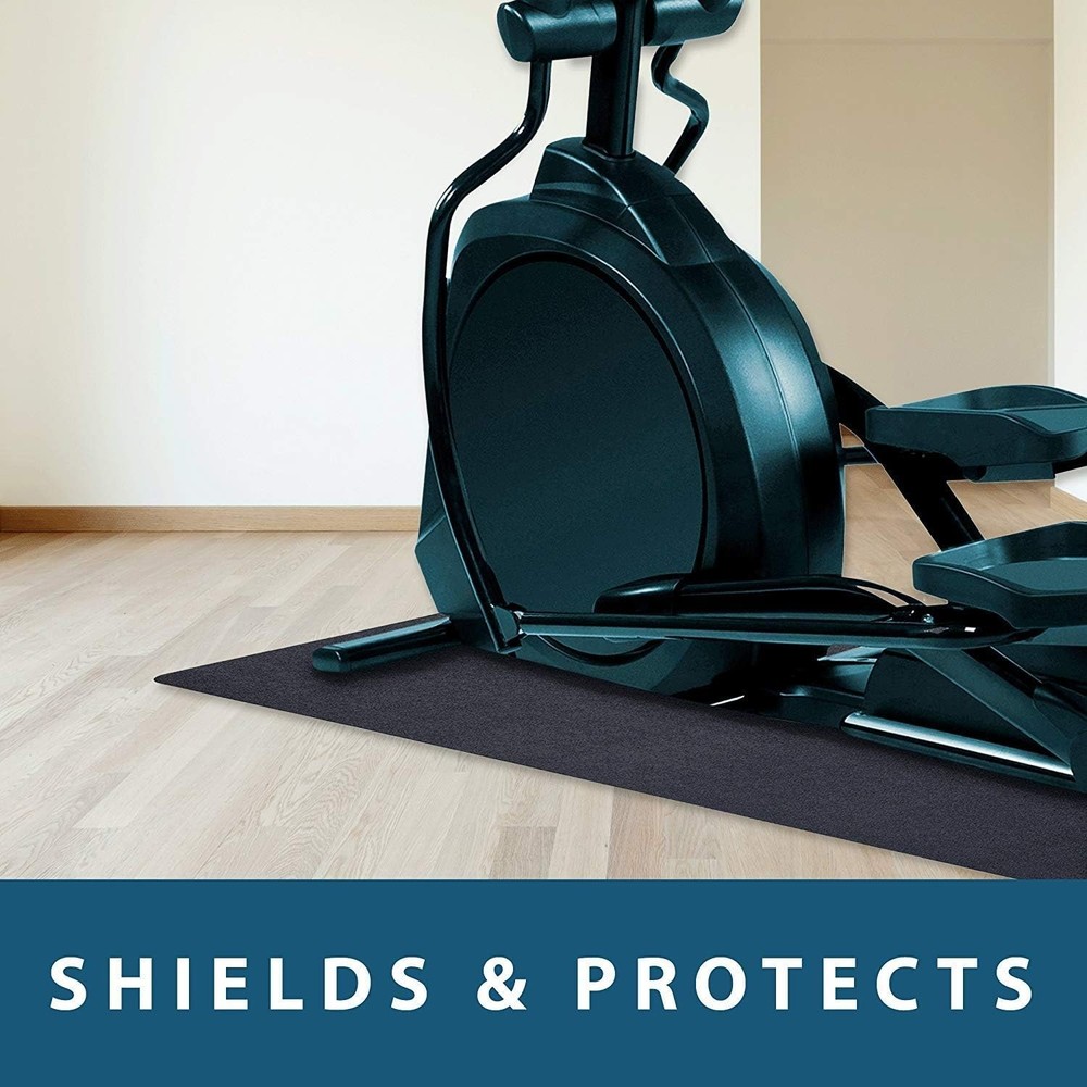 Exercise Equipment Mat for Under Treadmill, Rowing Machine, Elliptical Machine,
