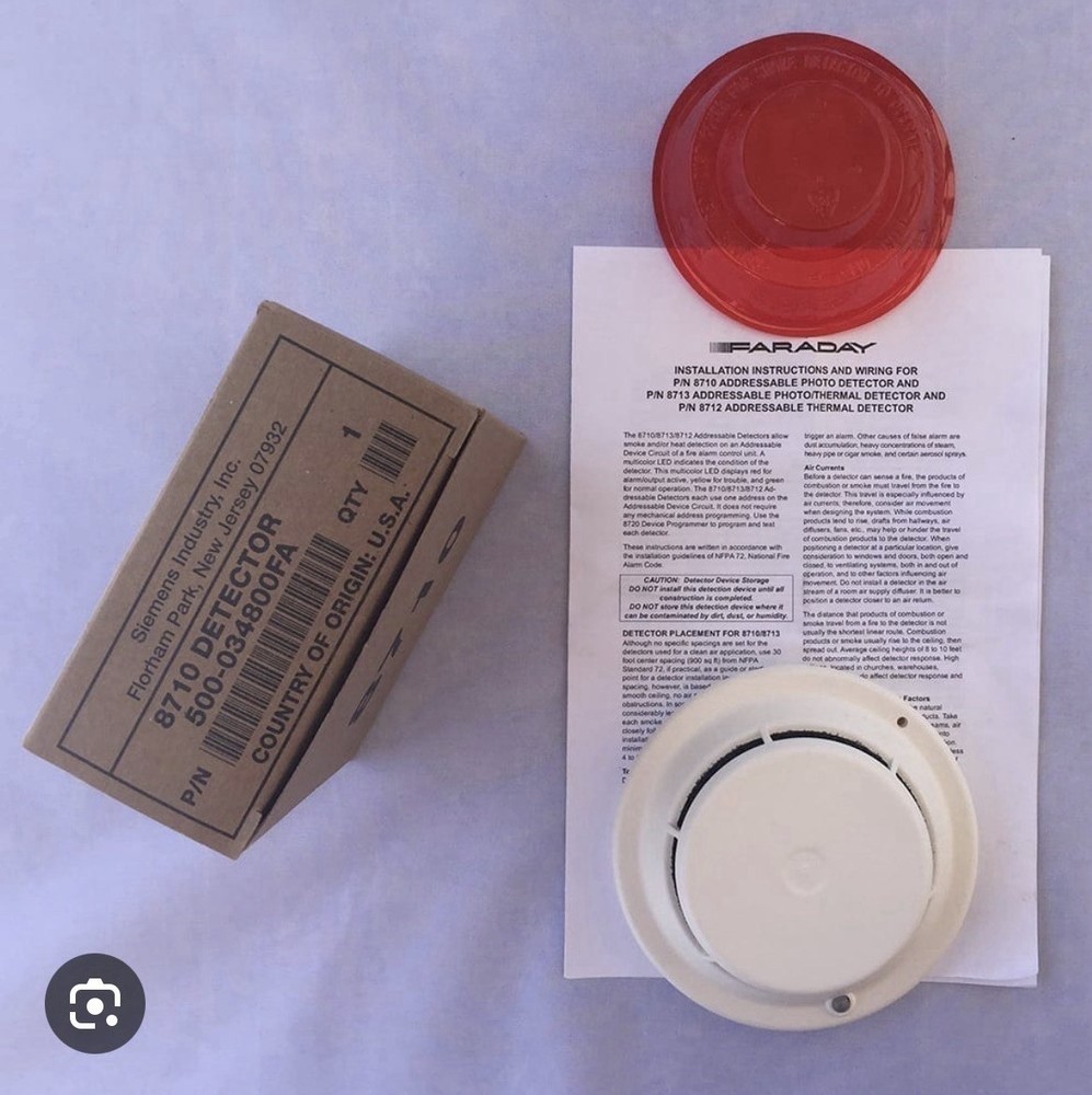 Siemens 8710 Smoke Detector