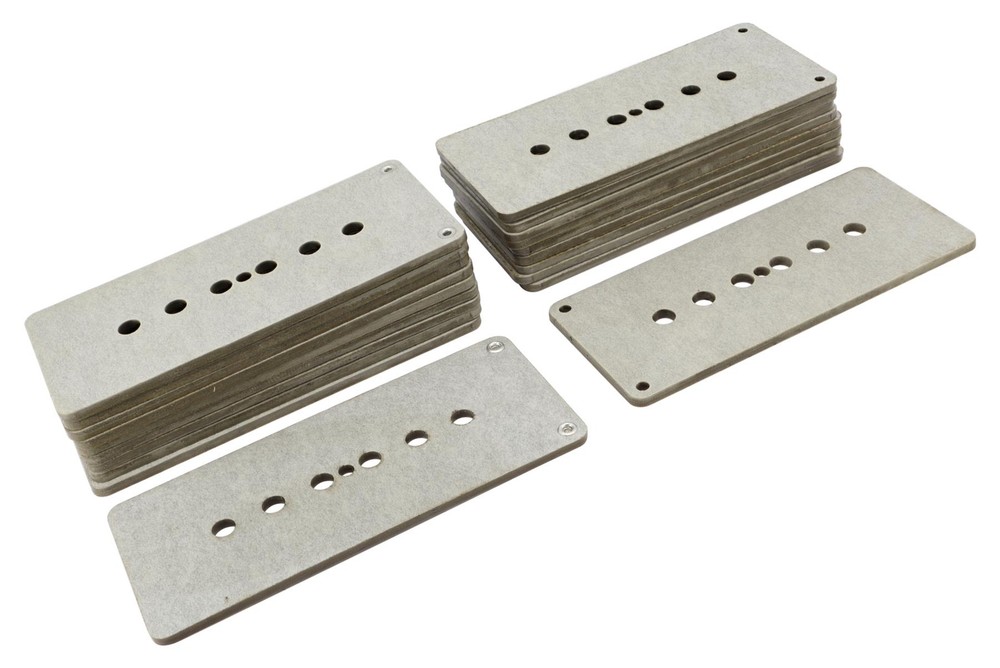 Jazzmaster Pickup Flatwork Set for .187" diameter magnets - Grey - 10 pack