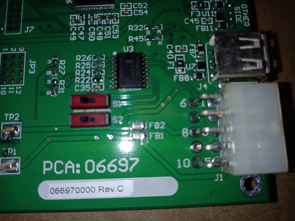 PCA 06670000 Rev: C, LCD interface for TELEDYNE API T101 H2S Analyzer