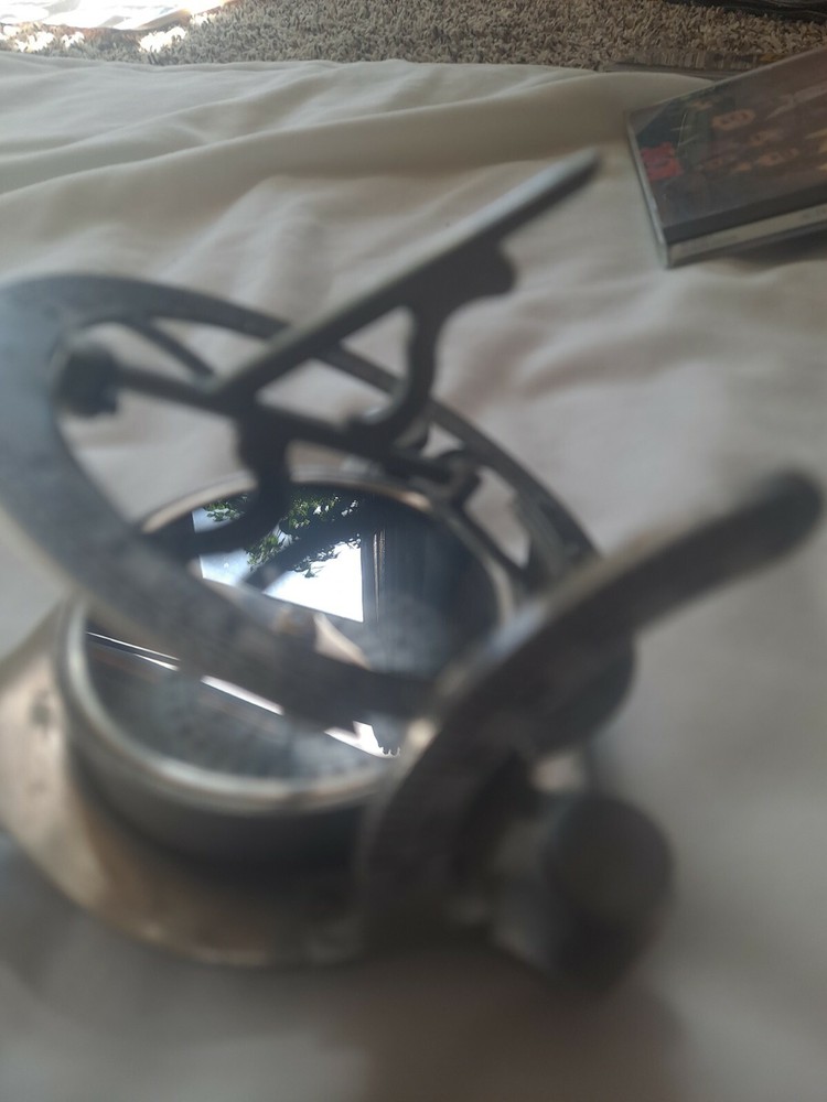 Brass vintage compass maritime sundial compass