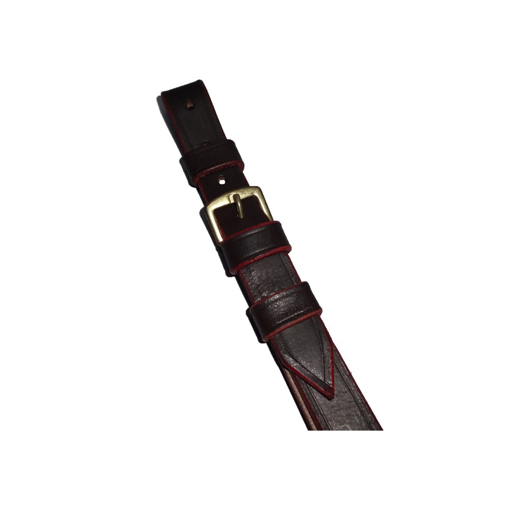 Sam Browne Belt with Shoulder Strap Dark Brown Reproduction Size 100 CMS e784