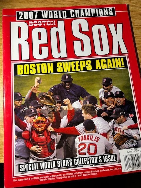 Boston Red Sox 2007 Illustrated Program World Series