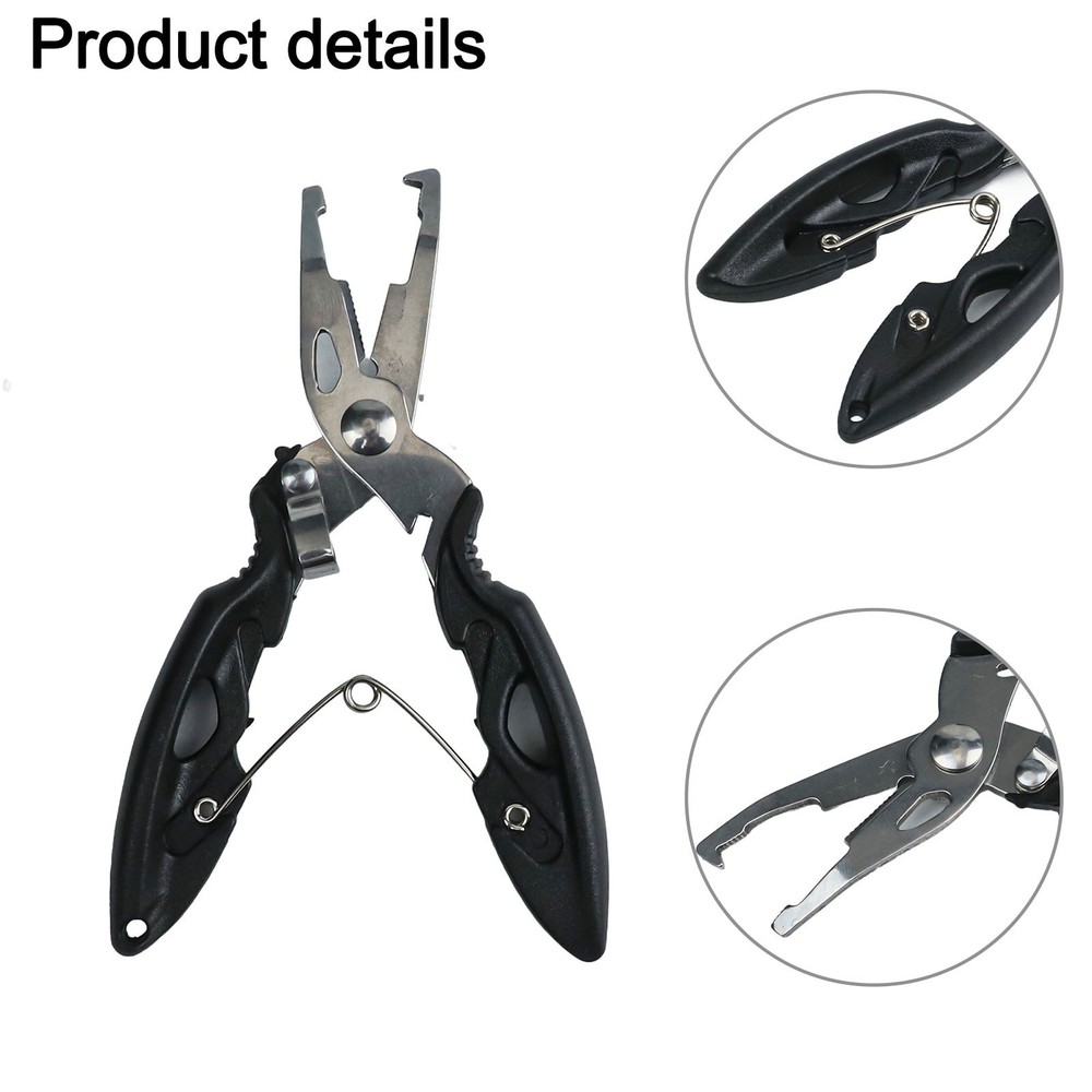 Essential Tool for Every Angler Lure Pliers with Convenient Fixed Lock Design