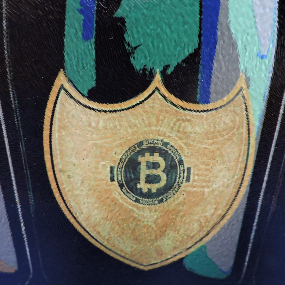 Bitcoin Glass Cutting Board