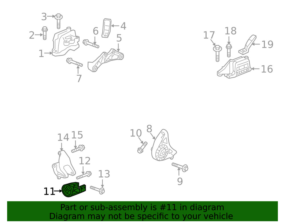 Genuine GM Mount 85113642