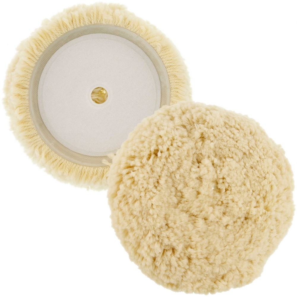 8" WOOL BUFFING PAD Detailing Polishing Polisher Buffer