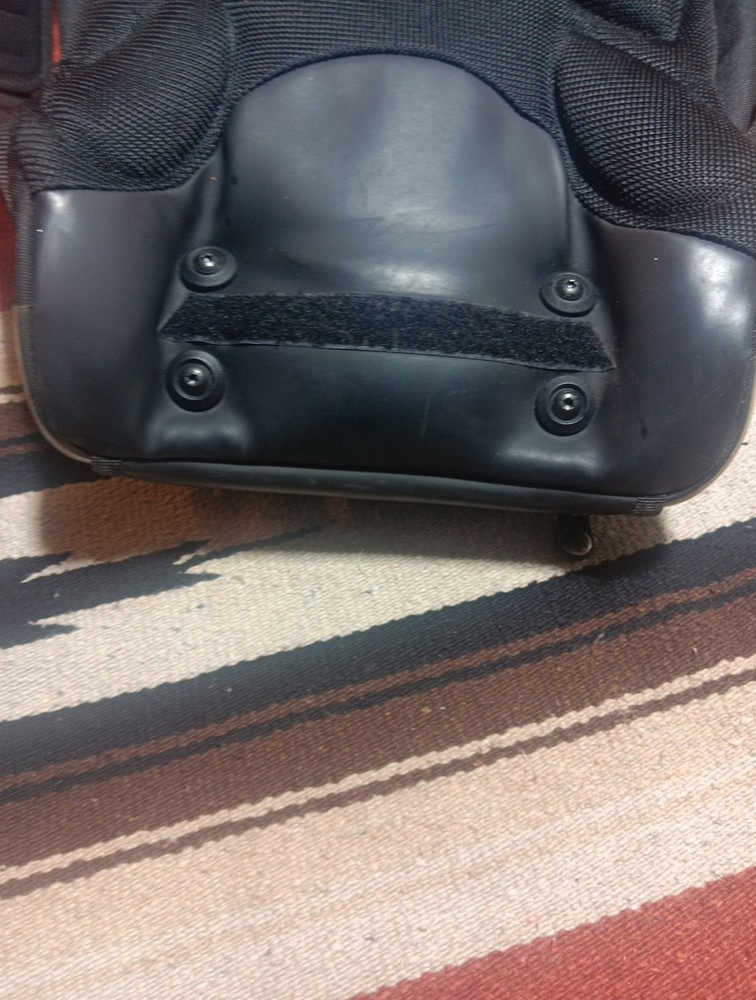 Boblbee hard shell backpack.