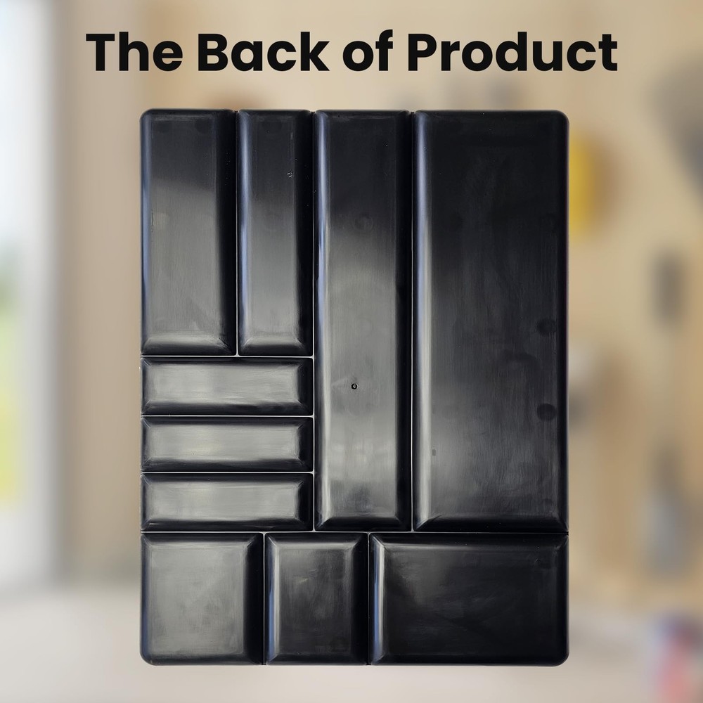 10-Compartments Tool Organizer Tray, Tool Drawer Organizer Tray, Tool Box Org...