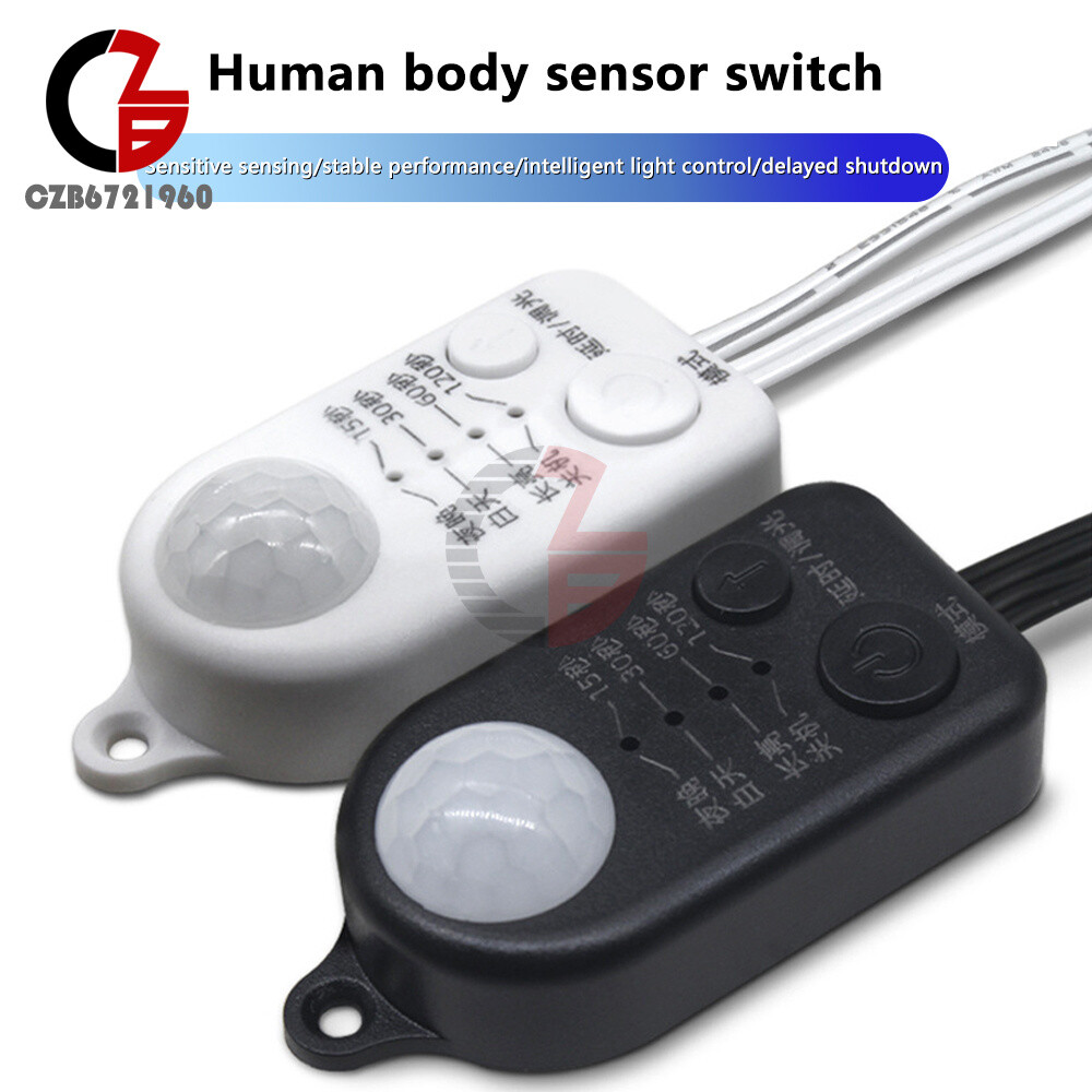 DC5-24V USB DC PIR Motion Sensor Switch Human Motion Sensor Detector Switch 120°