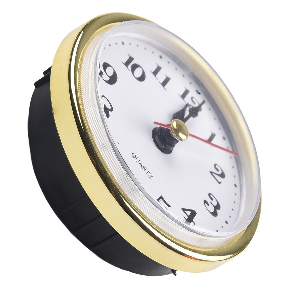 Quartz Clock Inserts Replacement 65MM Gold Arabic Numbers Clock Movement