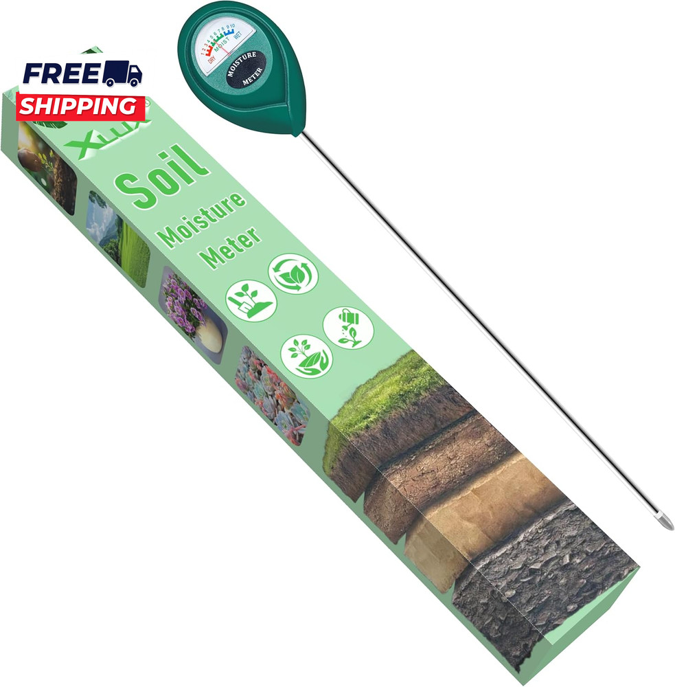 Long Probe Deep Use Soil Moisture Meter  Water Monitor Indicator Sensor