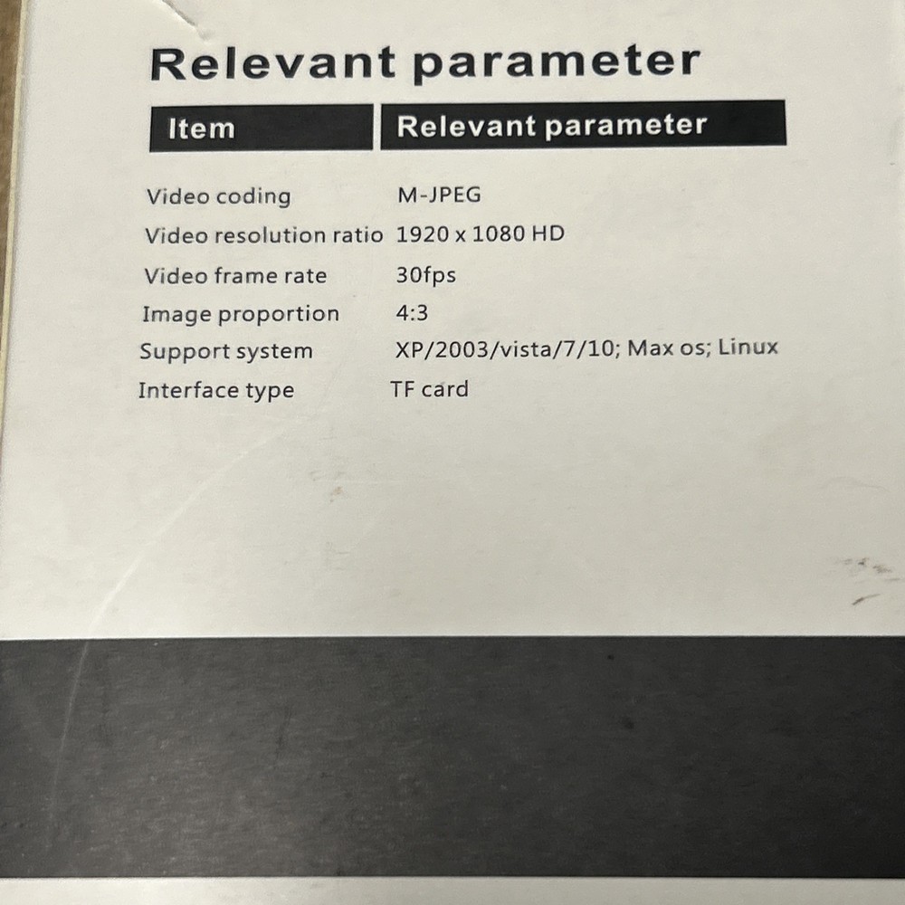 Mini DV Full HD 1920x1080 Camera