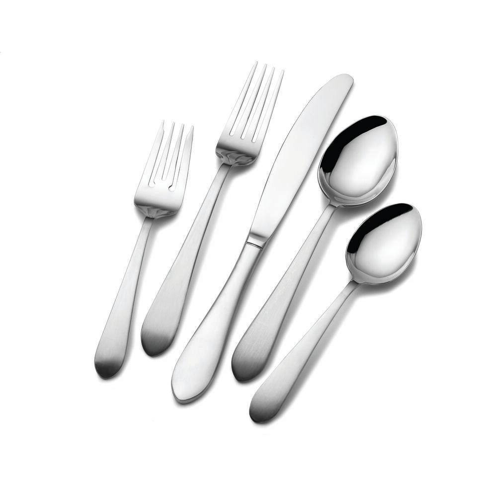 Salisbury Stainless Steel 20-Pc Flatware Set, Service for 4