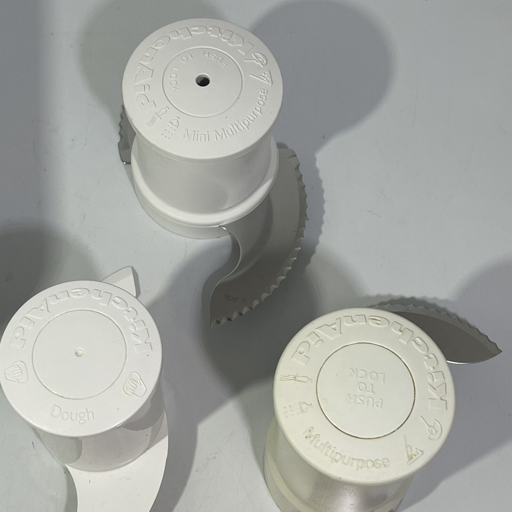 KitchenAid Food Processor Attachments Blades Discs Storage Case 7 Pieces 523572