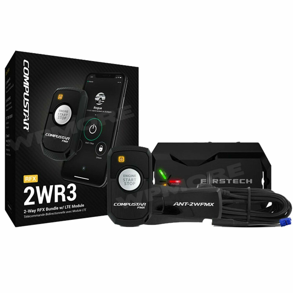 COMPUSTAR RFX-2WR3-FM DR-X1 BUNDLE & FT-DC3-LC REMOTE START MODULE DRONEMOBILE
