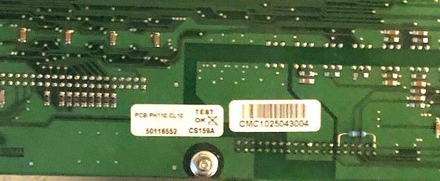 Thermo Scientific CL10 Centrifuge Display PCB PK110 50116552 with Frame