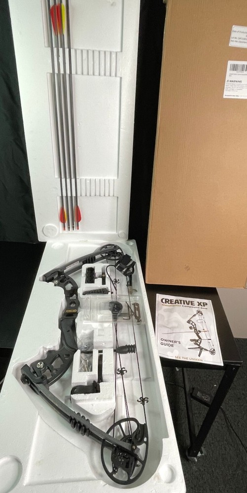 Creative XP M125RC Glass Harrier Black Fully Adjustable Right Hand Compound Bow