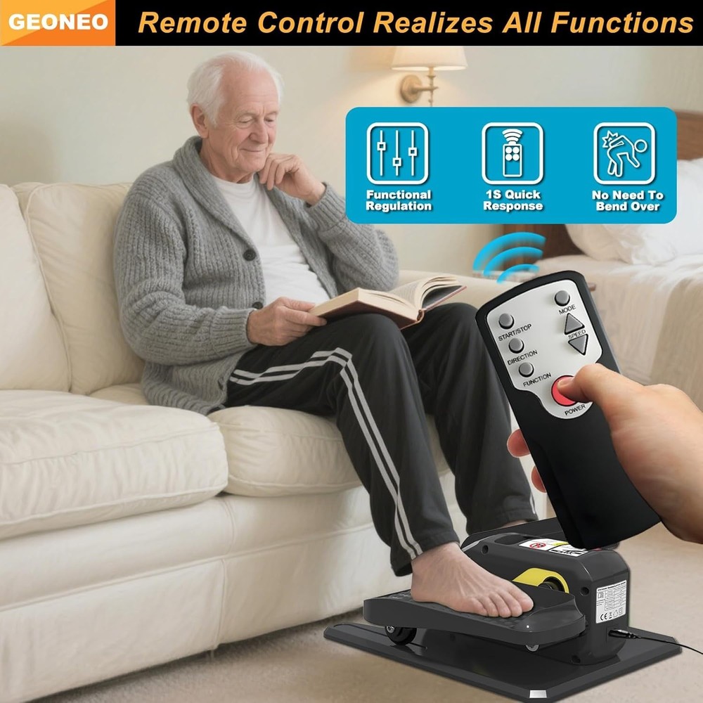 Under Desk Elliptical | LCD Monitor & Adjustable, Quite and compact