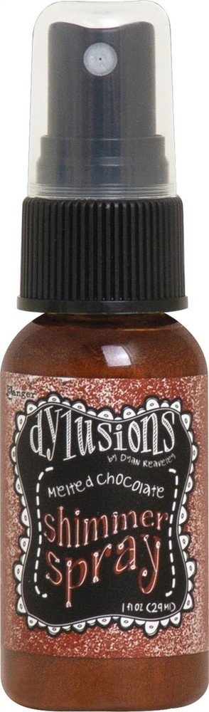 Dylusions Shimmer Sprays 1oz-Melted Chocolate