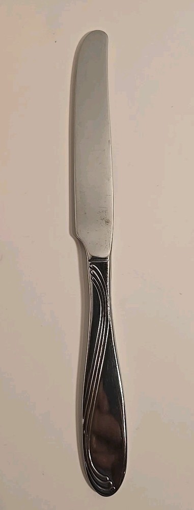 SIX Vintage 40s-60s Cambridge Stainless 9" Dinner Knives Classic K-20 Pattern