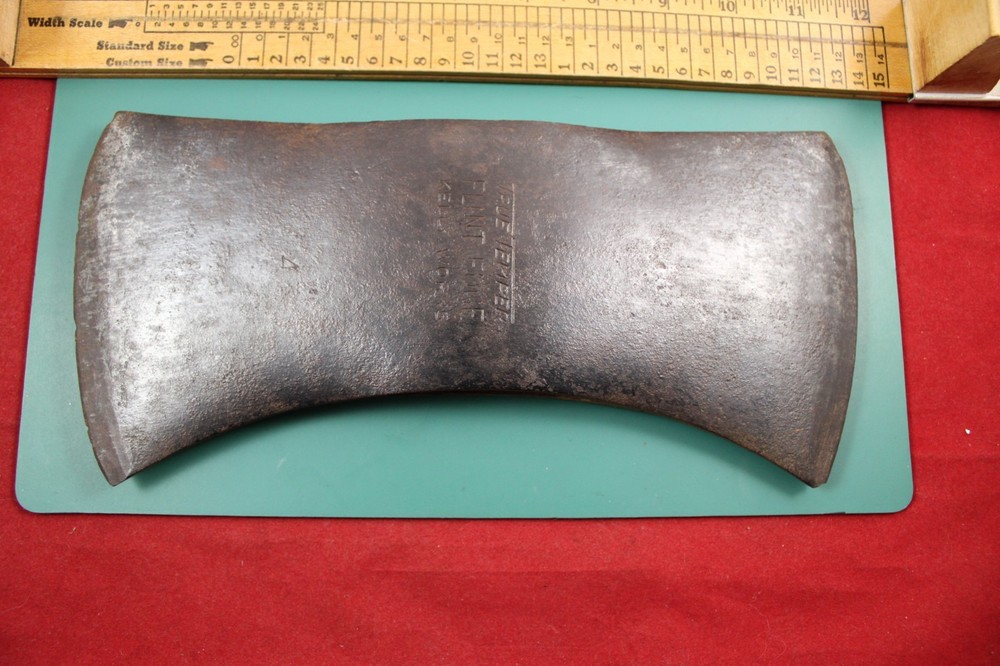 True Temper Flint Edge Kelley Works 4+Lb Double Bit Axe Head