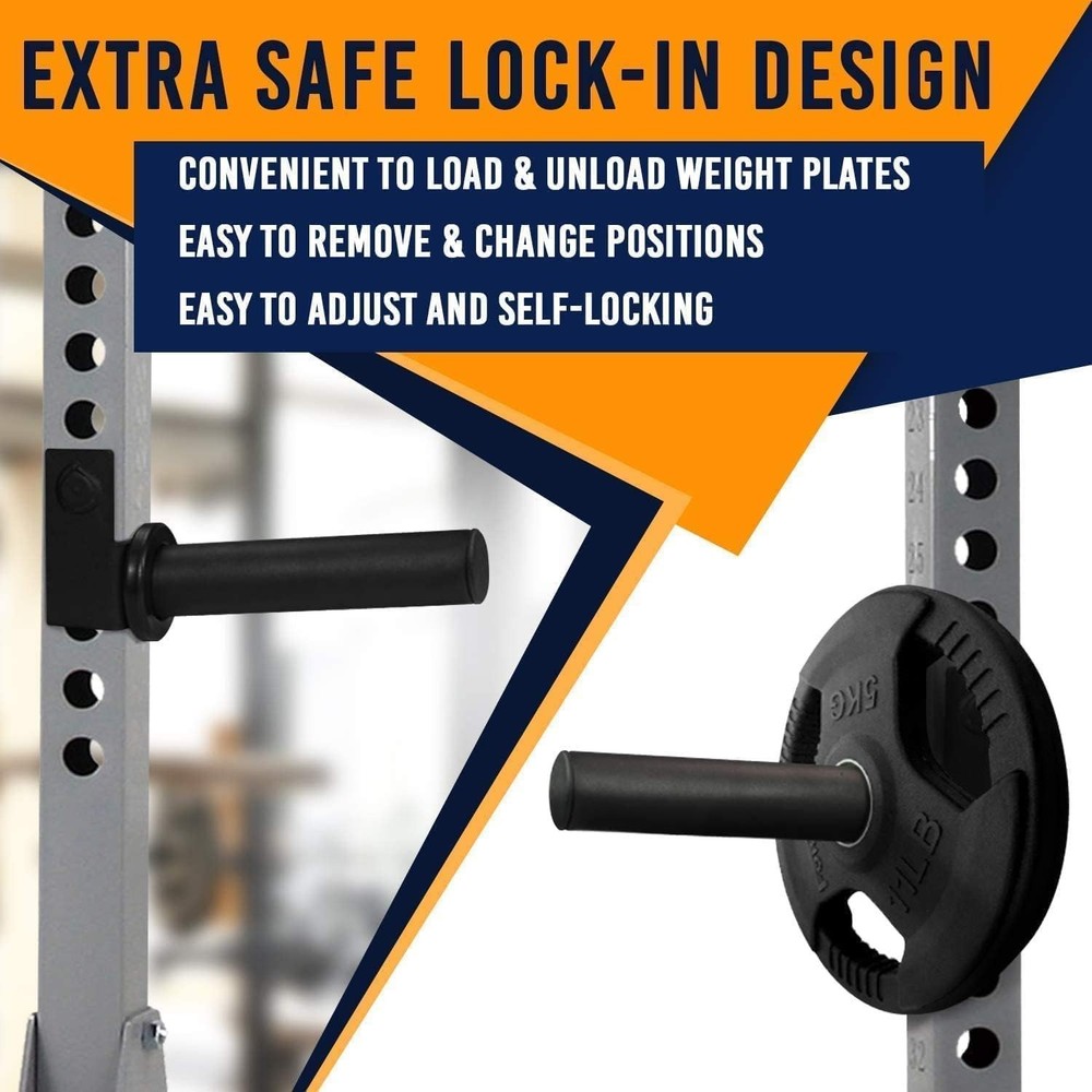 Heavy Duty Power Rack J-Hooks & Attachments-