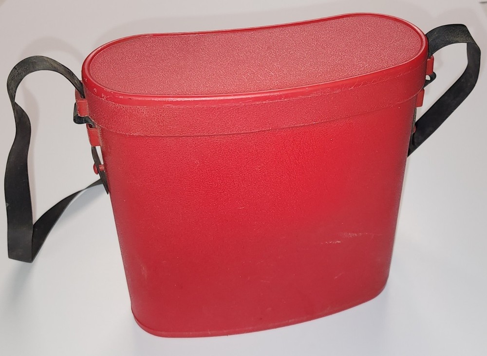 Vintage Plastic Red Binocular Case