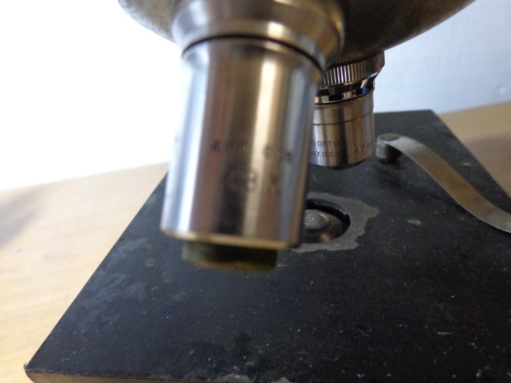 BAUSCH & LOMB STA STUDENT MICROSCOPES WITH 2 OBJECTIVE LENS