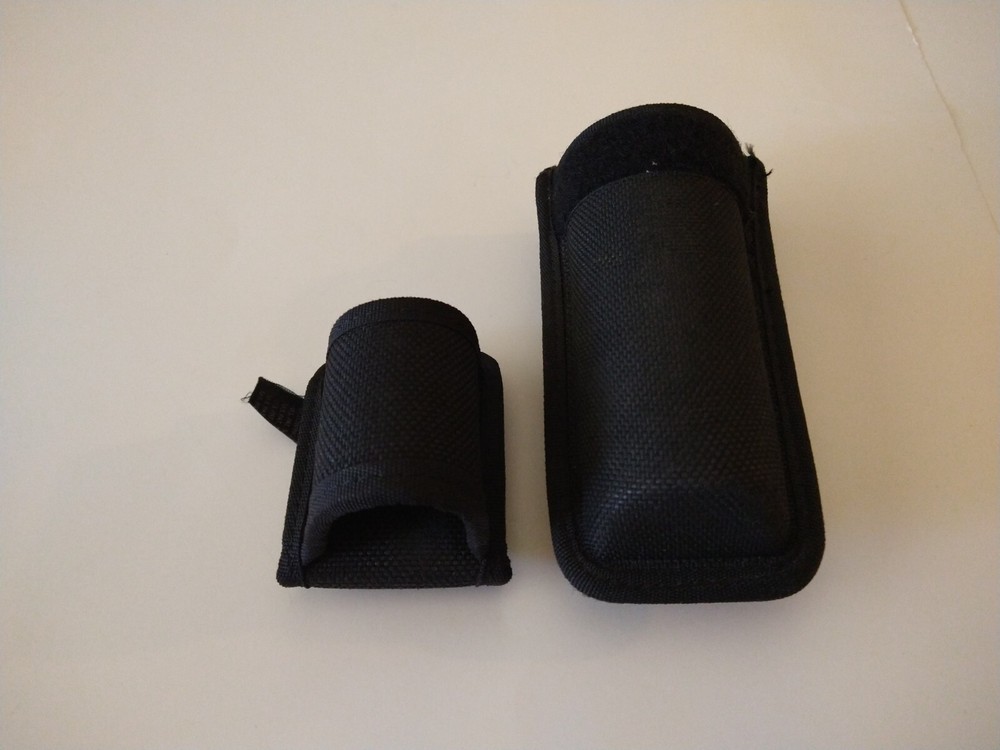2 Bianchi Nylon Holders Mace Flashlight Law Enforcement Police Security