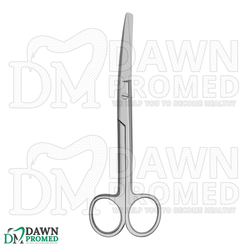 Operating Scissors 4.5" Curved Sharp Blunt Round Pattern Surgical Instruments