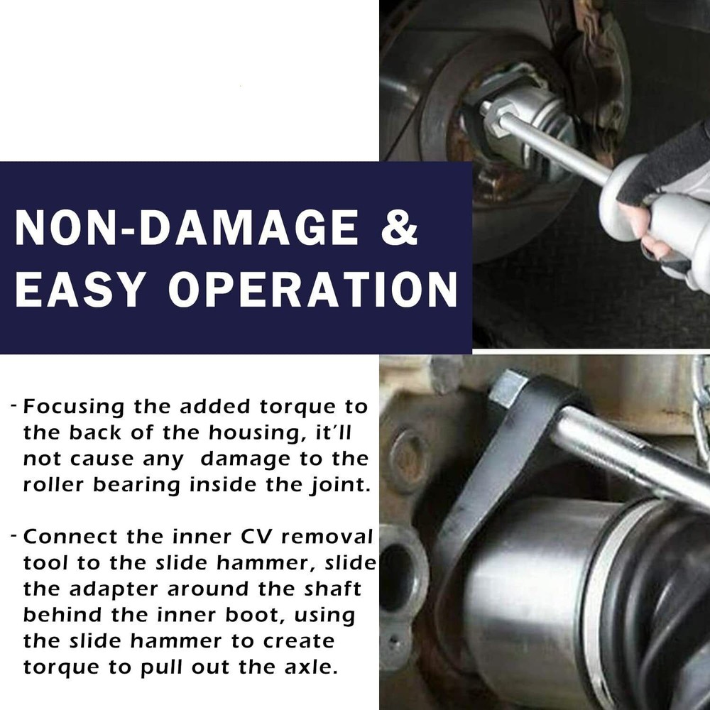 12020 Front Wheel Drive Axle Puller Fork Kit & 1040 Inner CV Axle Removal Tool