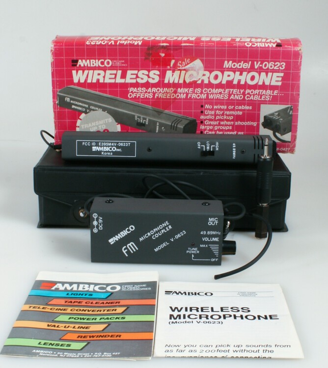 AMBICO WIRELESS MICROPHONE SYSTEM MODEL V 0623