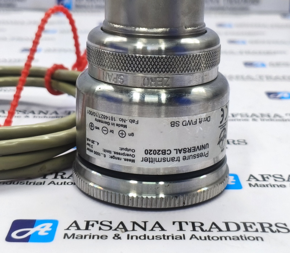 HOPPE UNIVERSAL CB2020 PRESSURE TRANSMITTER 0 TO 1000 MBAR