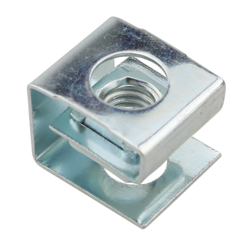 12PCS M6 Cage Nuts, Carbon Steel, U-Shaped Slide-on, Server Rack, Cabinet