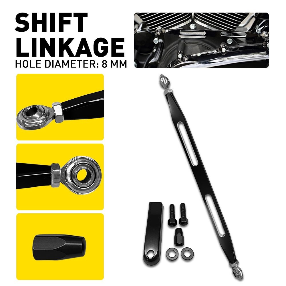 Motorcycle Shift Linkage, Shifter Linkage Compatible for Harley Davidson Touring